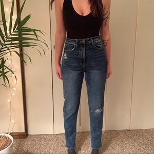 Highest rise American eagle mom Jean